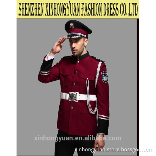 Full-length durable winter pilot uniform jacket+pants ,aerial security man warm-keeping outdoor workwear